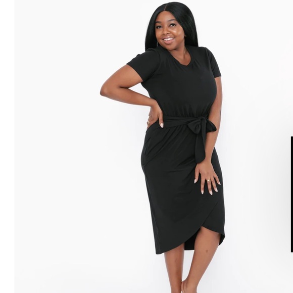 Smash & Tess Rebecca Wrap Dress in Pop of Pink - New Without Tags - Picture 13 of 16